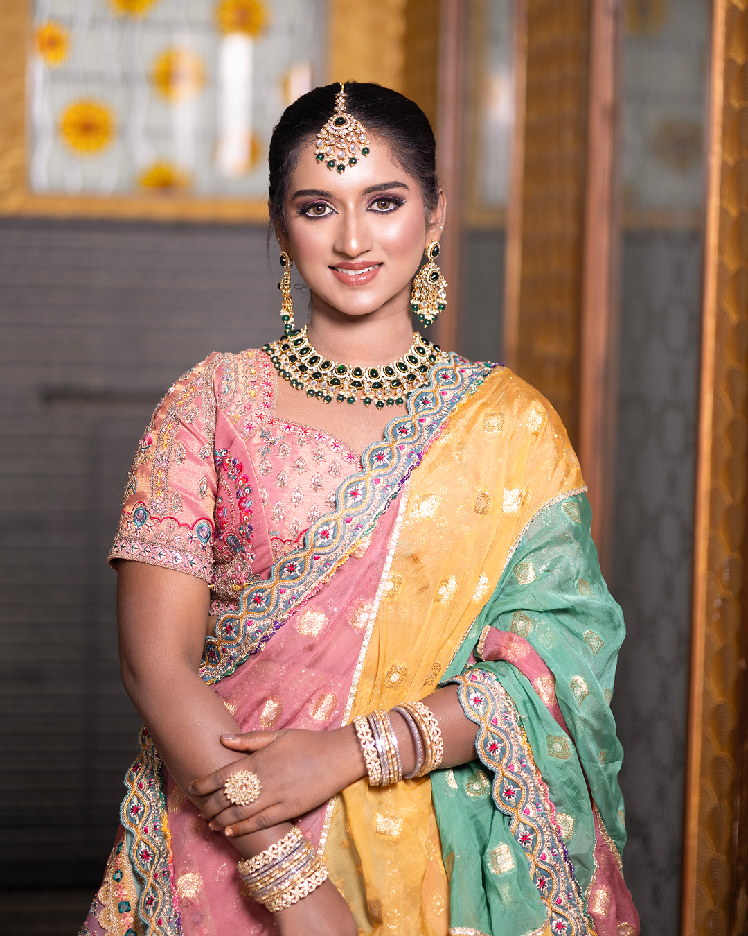 Regis Bridal Look - Traditional Pleats